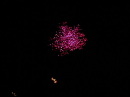 Am Feuerwerk selbst hat sich in den letzten Jahren nicht viel verändert...